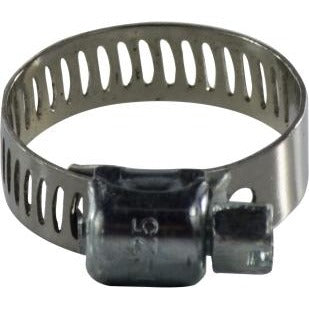 Stainless Steel Miniature Worm Gear Hose Clamps - 5/16 Inch Band - 300 Series