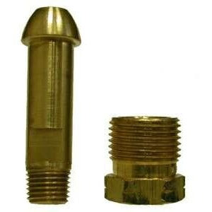 Brass Pol Tailpiece And Nut Assembly - Bottle Gas