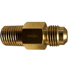 Brass Anti-Siphon Marine Valve - Male Flare x Male NPT