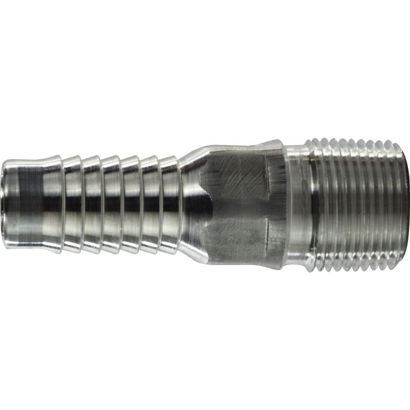 Zinc Plated Steel Hose Barb Expander/Reducer King Nipple