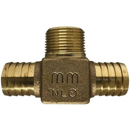 Lead Free Bronze Male Branch Tee