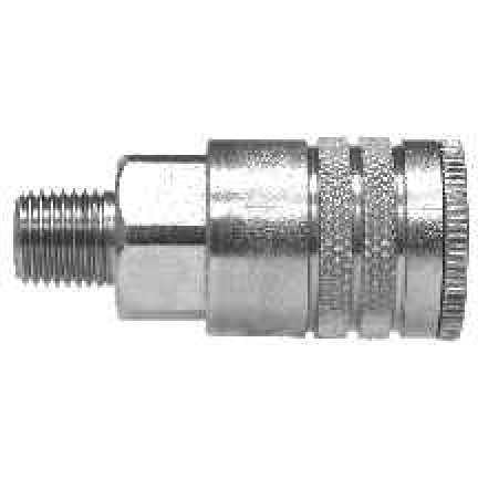 Steel Male Coupler - 3/8" Basic Size
